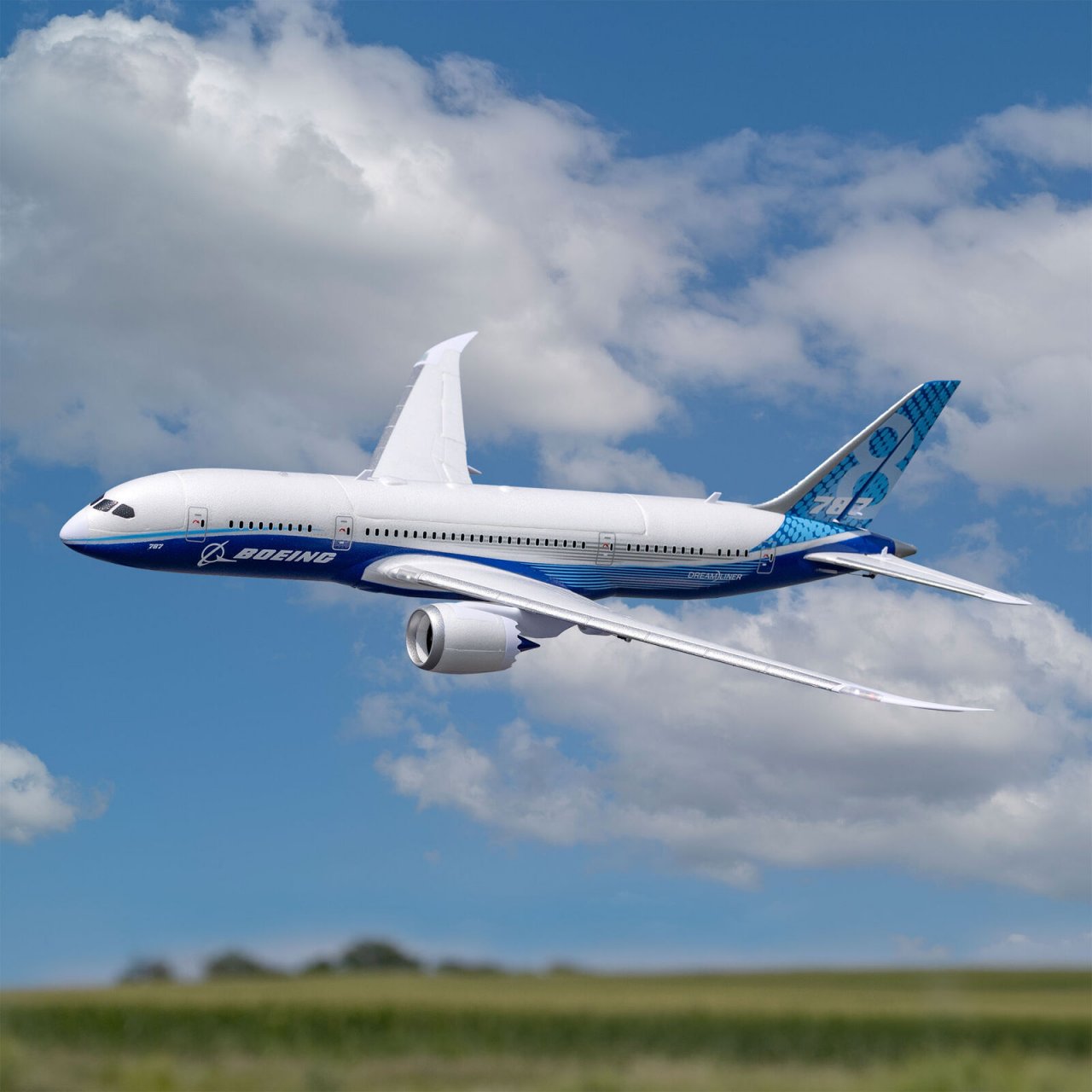 Miniaturni Boeing 787 z dvema električnima turbinama Miniaturni Boeing 787 z dvema električnima turbinama
